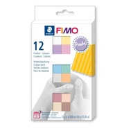 Staedtler zestaw Fimo Masa plastyczna termoutwardzalna Sof Pastel 12x25g
