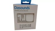 SŁUCHAWKI DASOUNDS WIRELESS BUDS BIAŁE