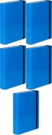 Krídlový kufrík modrý Vaupe Box Caribic A4 50mm na dokumenty x 5 ks