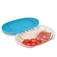 Felvágotttartó fedővel ellátott tányér Bormioli Rocco Basic 27 Cm