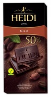 Horká čokoláda HEIDI vegánska 80g KAKAO 50%