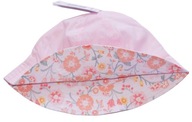 MATALAN kapelusz dwustronny pink floral 6-12 m.