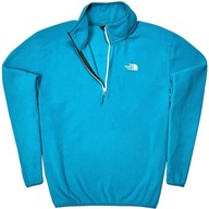 THE NORTH FACE POLARTEC Bluza Polarowa Męska Half Zip Logowana r. XL