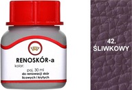 ŚLIWKOWY 42 LAKIER RENOSKÓR 35ml FARBA DO BUTÓW SKÓRY LICOWEJ WILBRA G10-01