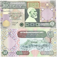 LIBIA 10 DINARS 2002 P-66 UNC