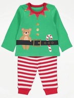 GEORGE Vianočné pyžamo ELF roz 56-62 cm