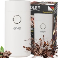 Elektrický mlynček Adler AD4446WS1 150 W biely + NÁKUPNÁ NÁPLŇ KĽÚČENKA EKVIVALENT 2 PLN