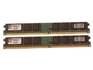 Pamięć DDR2 2GB 800MHz PC6400 Kingston 2x 1GB Dual Gwarancja