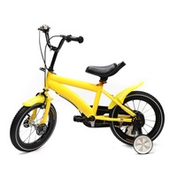 14" žltý Bicykel Chlapci a Dievčatá Bicykel s Tréningovými kolesami