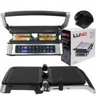 Kontakt összecsukható elektromos grill Lund 67450 ezüst/szürke 2000 W