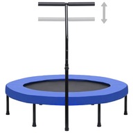 trampolina fitness z uchwytem i nakładką ochronną, 122 cm