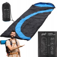 KEMPING TÚRA HÁLÓZSÁK KAPUCNIS 200x75 CM MIX SZÍNES