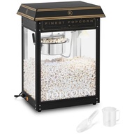 MASZYNA DO POPCORNU TEFLONOWY GARNEK CZARNO-ZŁOTA 1600 W WYDAJNA 5-6 kg/h