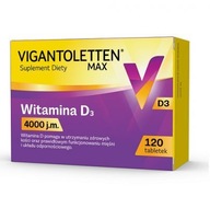 VIGANTOLETTEN MAX Witamina D 4000 j.m. 120 tab.