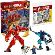 LEGO Ninjago Mech żywiołu ognia Kaia 71808 + Lodowy smok 30649