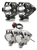 Halogeny motocyklowe lampy reflektory lightbar LED