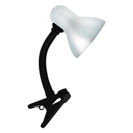 Lampa biurkowa z klipsem srebrna TOLA E27 SILVER CLIP