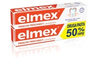 Elmex Zubná pasta + druhá za 50% ceny 75ml x 2