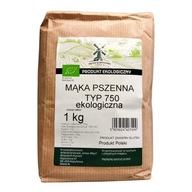 Mąka pszenna chlebowa typ 750 BIO 1 kg - Młyn Kopytowa