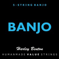Struny na banjo Harley Benton Sada 5 strún
