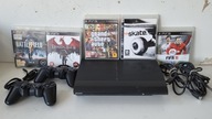 KONSOLA PS3 SUPER SLIM 500GB PADY ZASILACZ GRY STAN DOBRY GWR