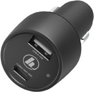 Hama Car Charger USB-C/USB-A PD QC 30W czarna