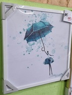 Plakat w ramie obraz kobieta z parasolką Forte