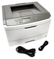 Lexmark E460dn (30-50K) dupleks/sieć, toner, kable