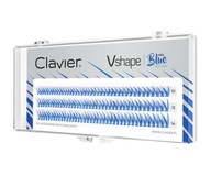 CLAVIER Vshape Colour Edition kępki rzęs Blue Mix