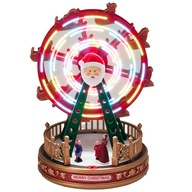 FORGÓ KARÁCSONYI DEKORÁCIÓ LED ÓRIÁSKERÉK SZÍNVÁLTÓVAL