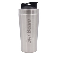 SZEJKER STEEL STALOWY SHAKER STAL NIERDZEWNA JAKOŚĆ BIAŁKO GymBeam 750 ml