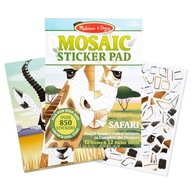 MELISSA AND DOUG MOZAIKA NA VYLEPOVANIE SAFARI 7+