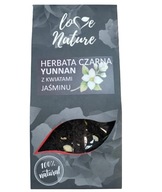 Love Nature Herbata Czarna Yunnan z kwiatami jaśminu 80g