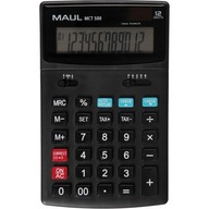 Kalkulator biurkowy MCT500 12-pozycyjny oblicznie podatku czarny 72696/90 M