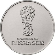25 rubľov 2018 Majstrovstvá sveta vo futbale 2018 UNC