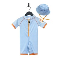 Zestaw uv strój kąpielowy z kapeluszem dla niemowląt 68-74, Ducksday, True