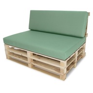 Poduszki ogrodowe na palety/ławki zestaw-M Zielony