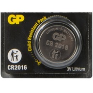 Gombíková lítiová batéria GP CR2016 3V 1 ks Blister