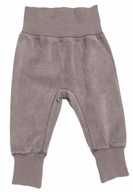H&M wygodne spodnie welurowe dresowe joggersy z weluru dziewczęce 68