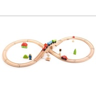 Fun Play Railway - Trefl - drewniana kolejka