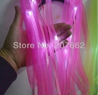 Świecąca opaska LED z włosami 50cm (kolory)