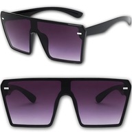 Dámske okuliare veľké štvorcové UV400 Filter Tienené slnečné