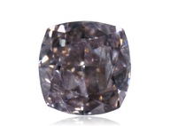 Prírodný diamant 0.08ct Hnedý Cushion SI2