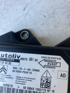 module SENSOR airbag PEUGEOT 308 T9 9807568180