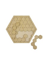 Drevené puzzle MONTESSORI puzzle logická hra STUKA PUKA ulala 37 el