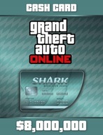 GTA V ONLINE MEGALODON SHARK CASH CARD 8000000