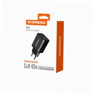 Riversong ładowarka sieciowa PowerKub G45 2x USB-C 45W czarna AD95