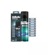 GILLETTE MACH3 wkład 8szt+żel do golenia 200 ml