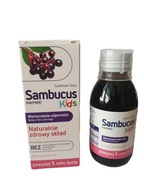 Sambucus Kids sirup s malinovou príchuťou - 120 ml