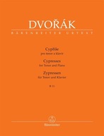 Cypřiše pro tenor a klavír Antonín Dvořák
